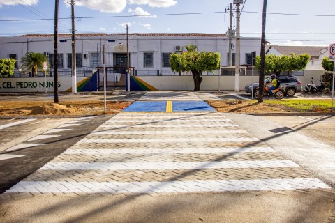 Morrinhos entrega primeira faixa elevada dentro do projeto de modernização da mobilidade urbana
